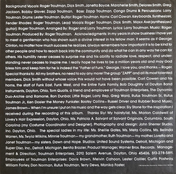 Roger* : The Many Facets Of Roger (LP, Album, All)