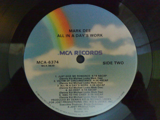 Mark Dee : All In A Day's Work (LP, Album)