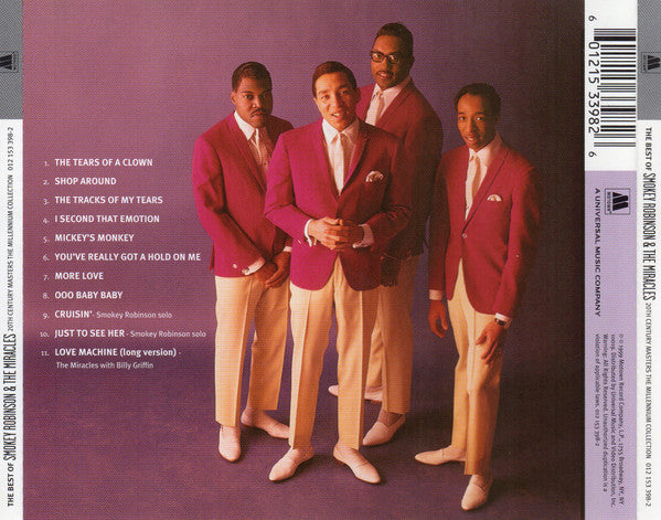 Smokey Robinson & The Miracles* : The Best Of Smokey Robinson & The Miracles (CD, Comp, RM)