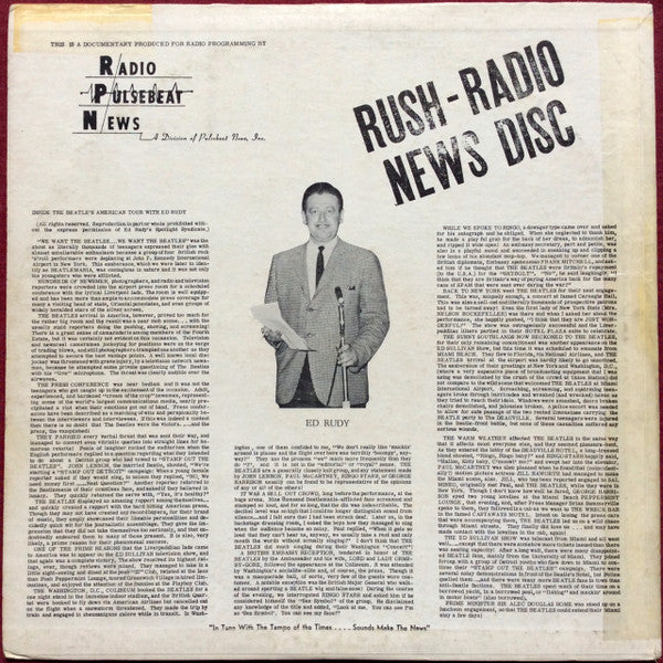 Ed Rudy : The American Tour With Ed Rudy (LP, Transcription, Mic)