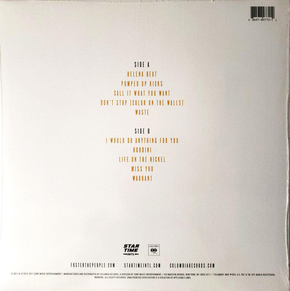 Foster The People : Torches (LP, Album, RE)