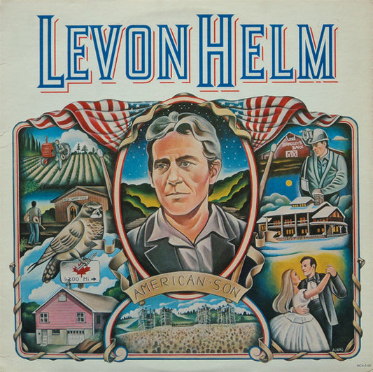 Levon Helm : American Son (LP, Album, Pin)