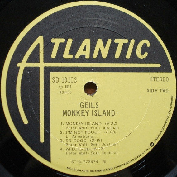 Geils* : Monkey Island (LP, Album, RI )