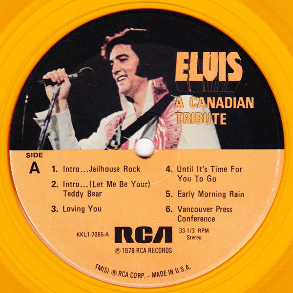 Elvis Presley : A Canadian Tribute (LP, Comp, Ind)