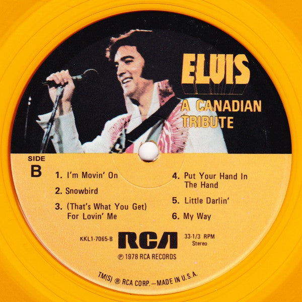 Elvis Presley : A Canadian Tribute (LP, Comp, Ind)