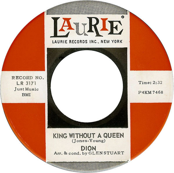 Dion (3) : Come Go With Me / King Without A Queen (7", Single)