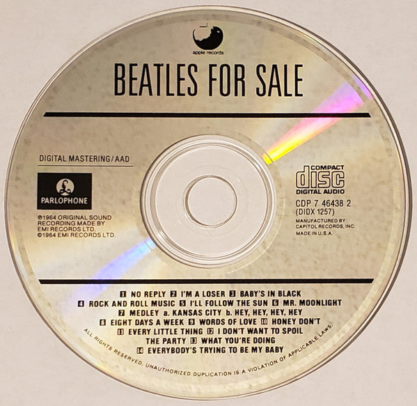 The Beatles : Beatles For Sale (CD, Album, Mono, RE, SRC)