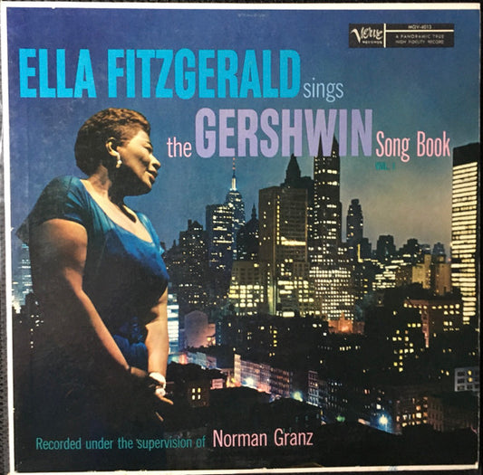 Ella Fitzgerald : Ella Fitzgerald Sings The Gershwin Song Book Vol. 1 (LP, Album, Mono, Ter)