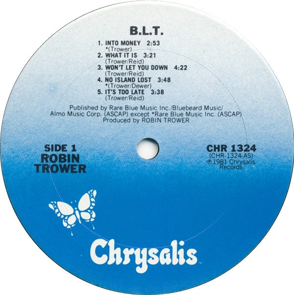 Robin Trower / Bill Lordan / Jack Bruce : B.L.T. (LP, Album, Ter)