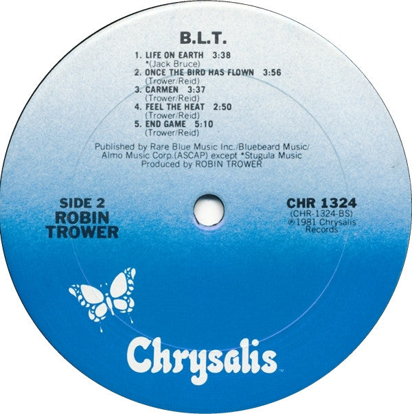 Robin Trower / Bill Lordan / Jack Bruce : B.L.T. (LP, Album, Ter)