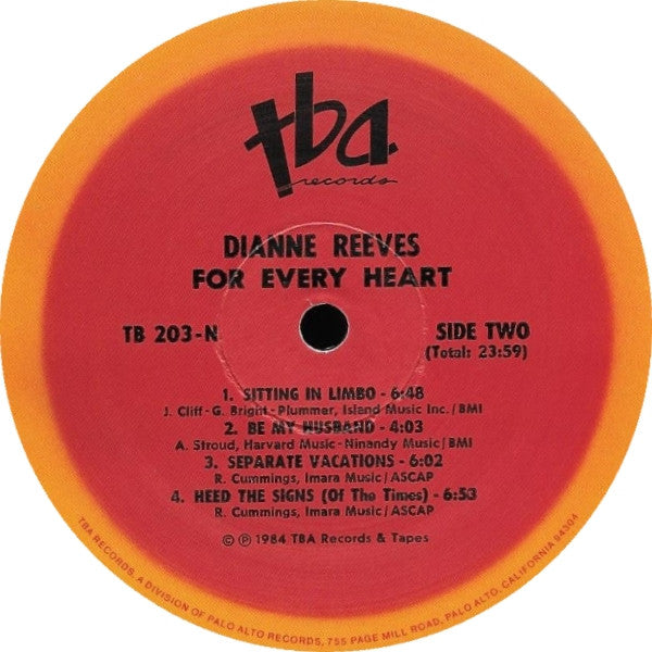 Dianne Reeves : For Every Heart (LP, Album)