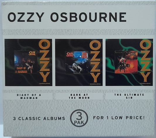 Ozzy Osbourne : Diary Of A Madman / Bark At The Moon / The Ultimate Sin (Box, Comp + CD, Album, RE, RM + CD, Album, RE, RM )