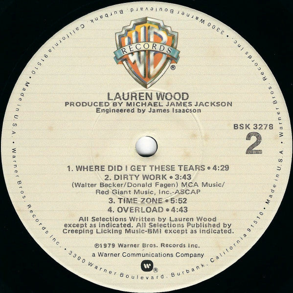 Lauren Wood Featuring Novi* & Ernie* : Lauren Wood (LP, Album, Jac)