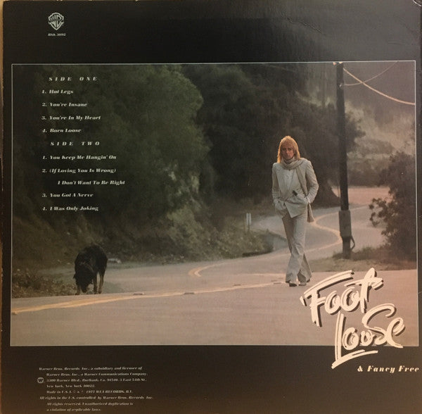Rod Stewart : Foot Loose & Fancy Free (LP, Album, Mon)