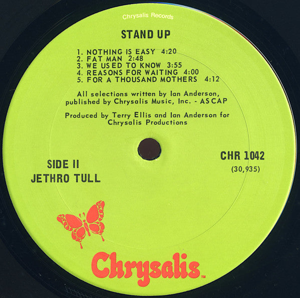 Jethro Tull : Stand Up (LP, Album, RP, W/ )