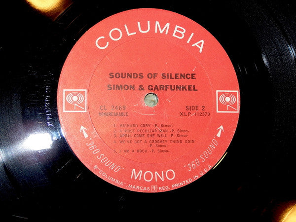 Simon & Garfunkel : Sounds Of Silence (LP, Album, Mono, RP)
