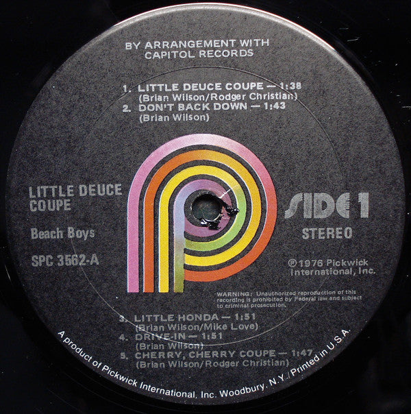 The Beach Boys : Little Deuce Coupe (LP, Comp)