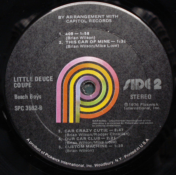 The Beach Boys : Little Deuce Coupe (LP, Comp)