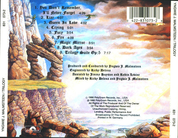 Yngwie J. Malmsteen* : Trilogy (CD, Album, RE, Son)
