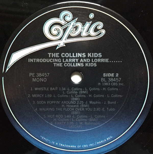 The Collins Kids : Introducing Larry And Lorrie (LP, Comp, Mono)