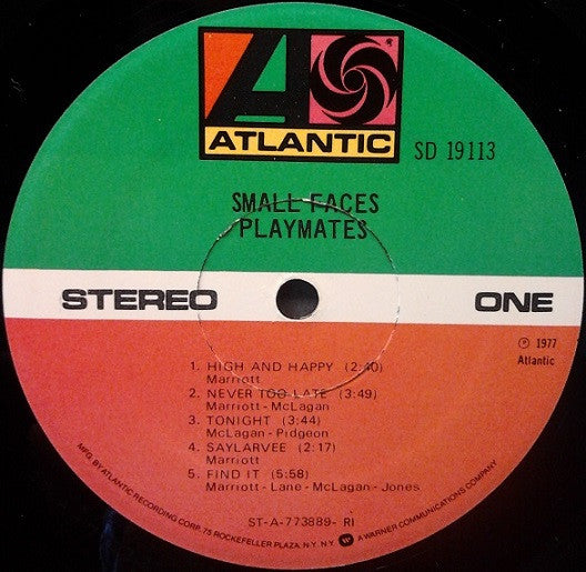 Small Faces : Playmates (LP, Album, RI )