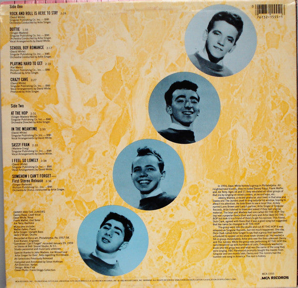 Danny And The Juniors* : Rockin' With Danny And The Juniors (LP, Comp, Glo)