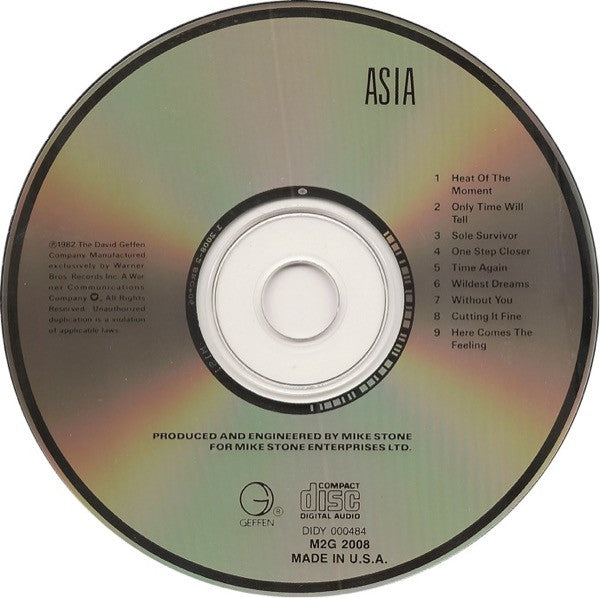 Asia (2) : Asia (CD, Album, Club, RE, Spe)