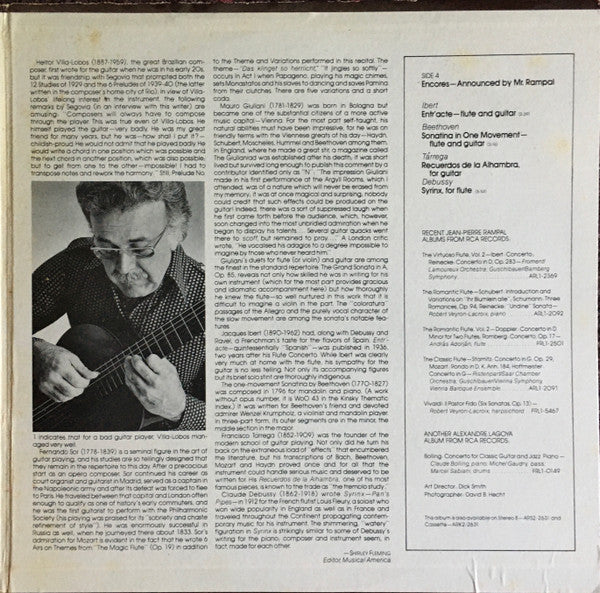 Rampal* And Lagoya* : Rampal And Lagoya In Concert (2xLP)