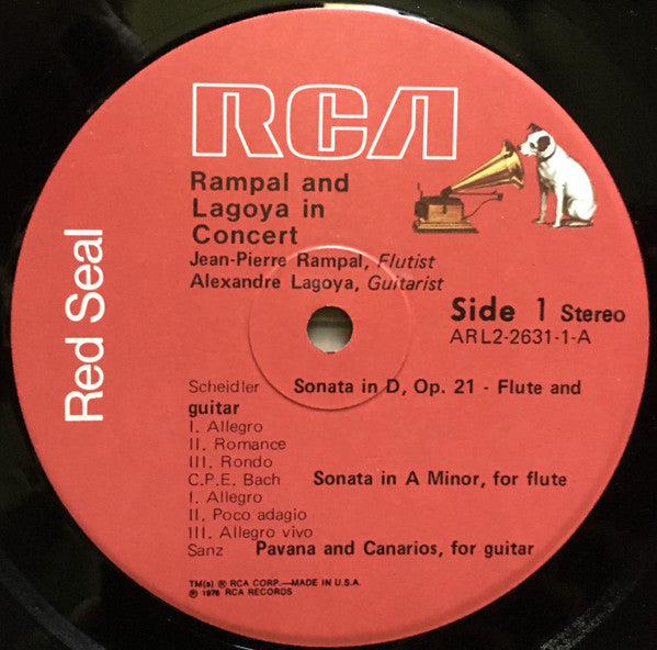 Rampal* And Lagoya* : Rampal And Lagoya In Concert (2xLP)