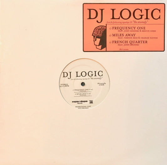DJ Logic : The Anomaly (12", Promo)