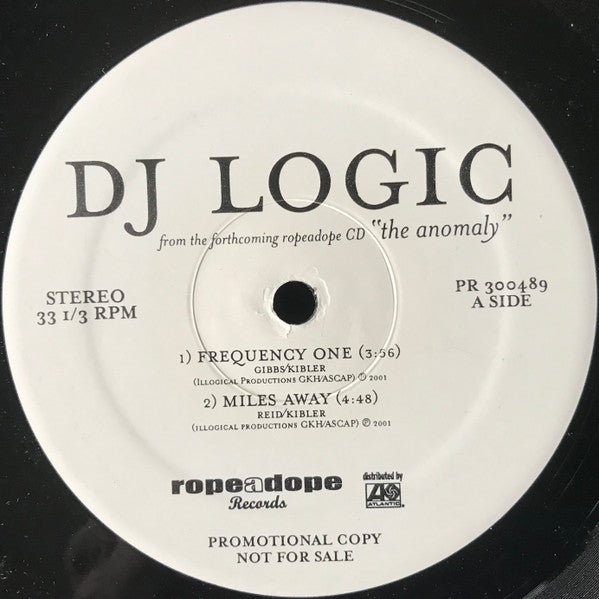 DJ Logic : The Anomaly (12", Promo)