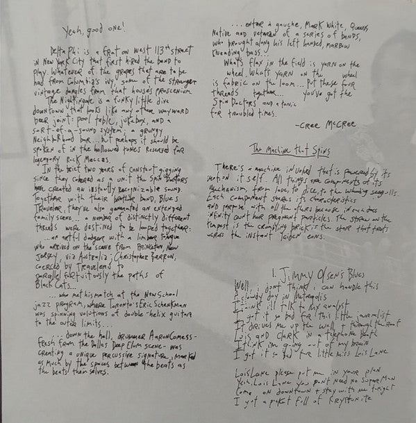 Spin Doctors : Pocket Full Of Kryptonite (CD, Album)