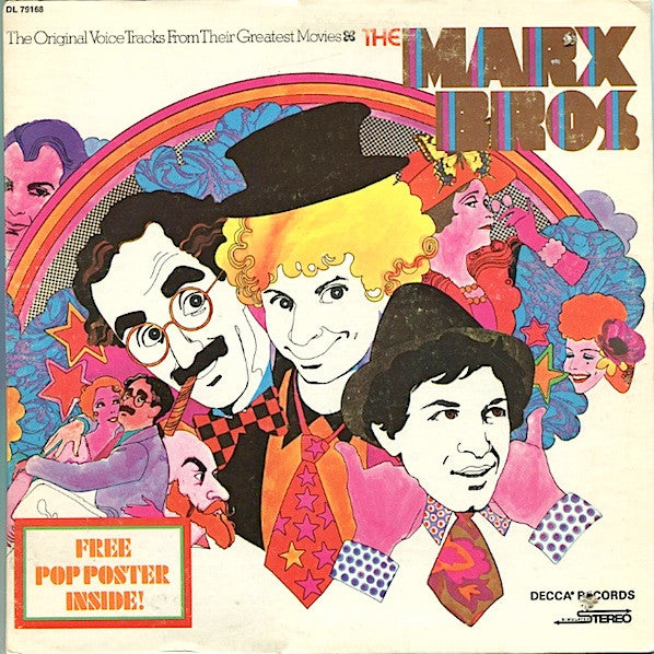 The Marx Brothers : The Original Voice Tracks From Their Greatest Movies (LP, Comp, Pin)