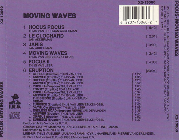 Focus (2) : Moving Waves (CD, Album)