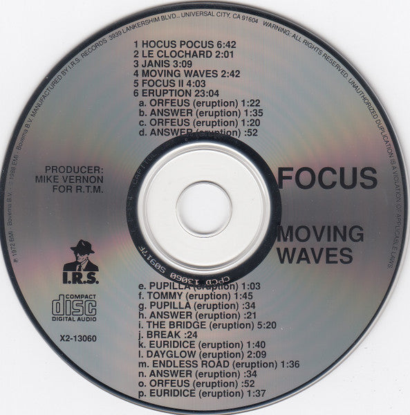Focus (2) : Moving Waves (CD, Album)