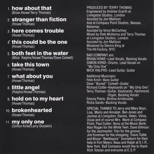 Bad Company (3) : Here Comes Trouble (CD, Album, Ins)