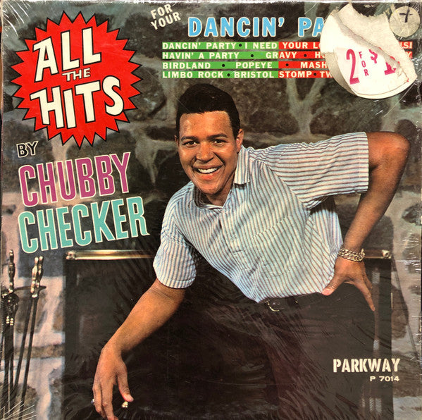 Chubby Checker : All The Hits (For Your Dancin' Party) By Chubby Checker (LP, Comp, Mono)
