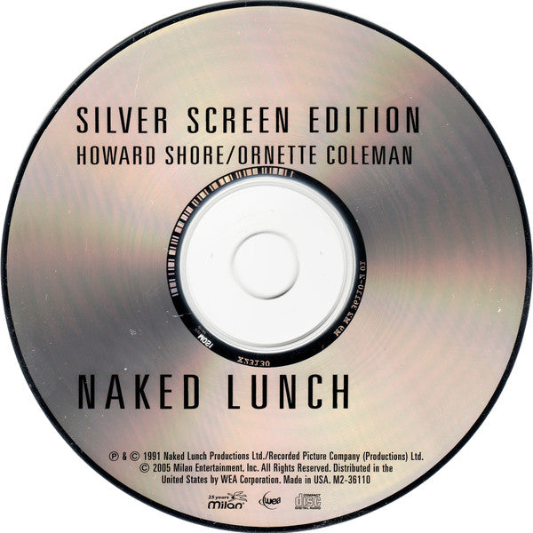 Howard Shore / Ornette Coleman / The London Philharmonic Orchestra* : Naked Lunch (CD, Album, RM, Sil)