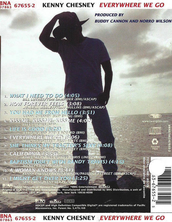 Kenny Chesney : Everywhere We Go (HDCD, Album)