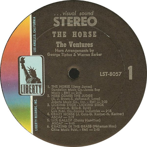 The Ventures : The Horse (LP, Album)