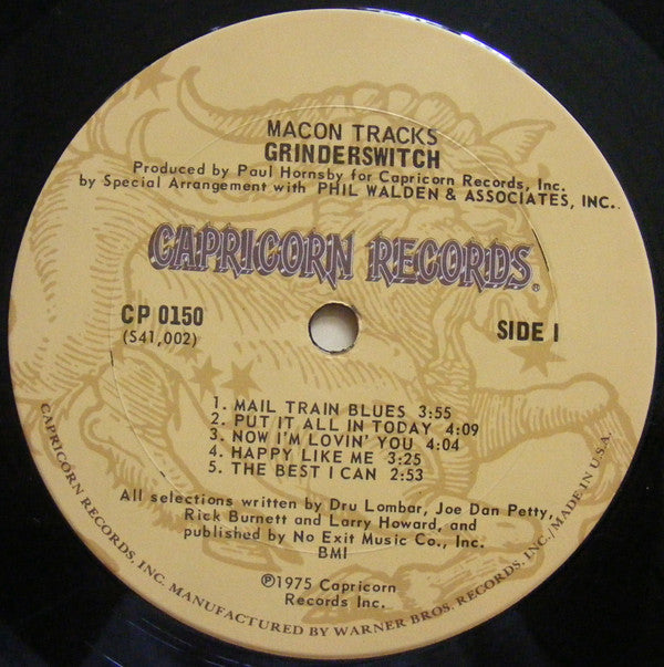 Grinderswitch : Macon Tracks (LP, Album)