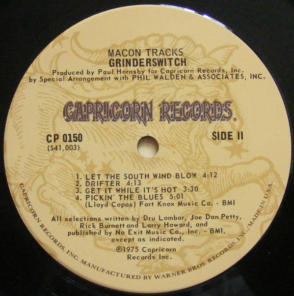 Grinderswitch : Macon Tracks (LP, Album)