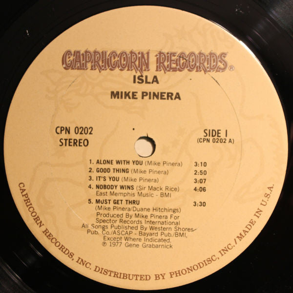 Mike Pinera : Isla (LP, Album, Pit)