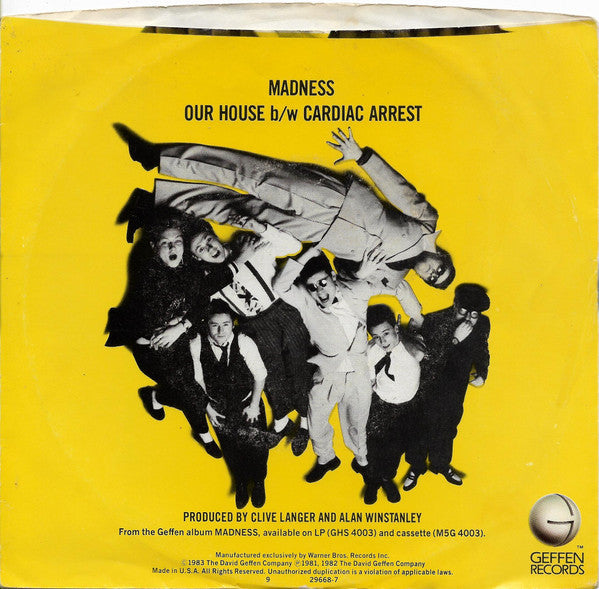 Madness : Our House (7", Single, Jac)