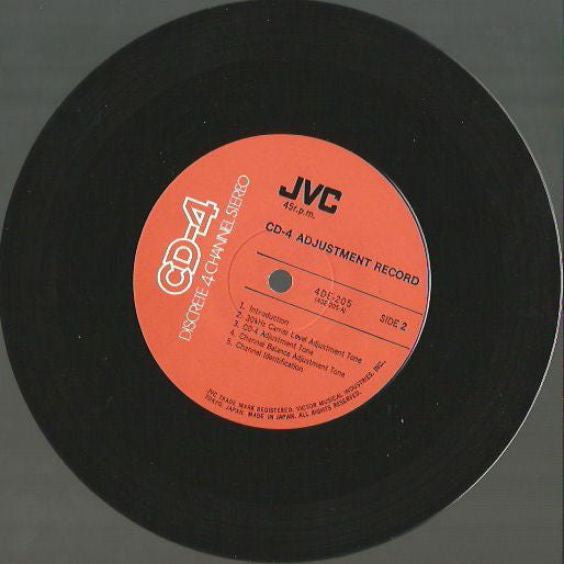 CD-4 : CD-4 Adjustment Record (7", Quad)