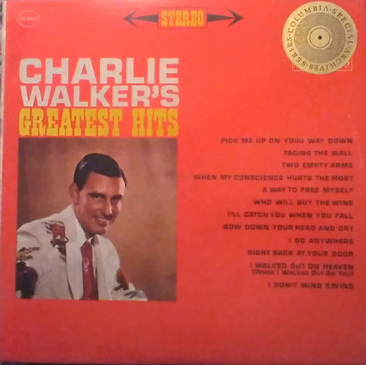 Charlie Walker (2) : Charlie Walker's Greatest Hits (LP, Comp, RE, Pit)