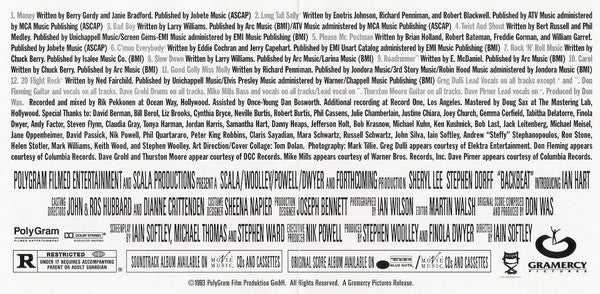 The Backbeat Band : Backbeat (Music From The Motion Picture) (CD, Album, EMI)