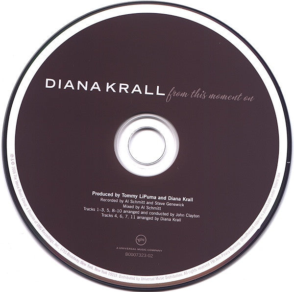 Diana Krall : From This Moment On (CD, Album)