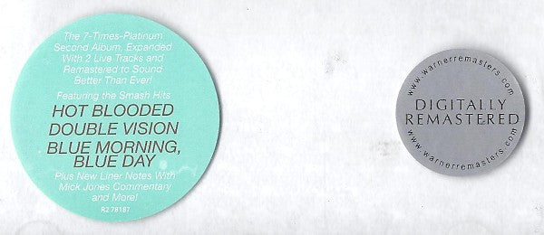 Foreigner : Double Vision (CD, Album, RE, RM)