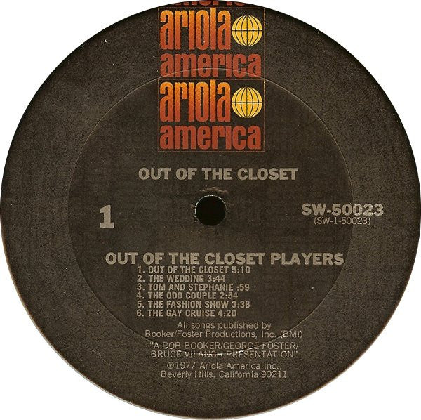 Bob Booker / George Foster / Bruce Vilanch : Out Of The Closet (LP)